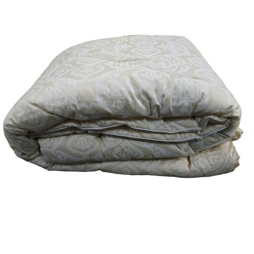 фото Одеяло стеганое с кантом овечья шерсть 520 гр. хлопок 200х220 в чемодане оош52х-20ч арнитек