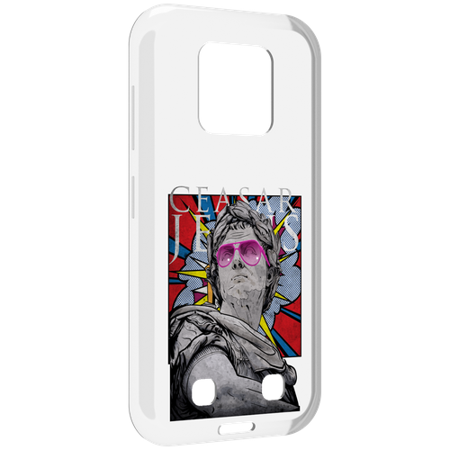 Чехол MyPads крутая статуя свободы для Oukitel WP18 задняя-панель-накладка-бампер