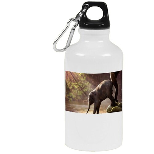 Бутылка с карабином CoolPodarok Слонёнок
