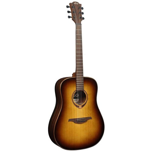 Гитара акустическая LAG T-118D BRS акустическая гитара lag guitars t 118d brown shadow