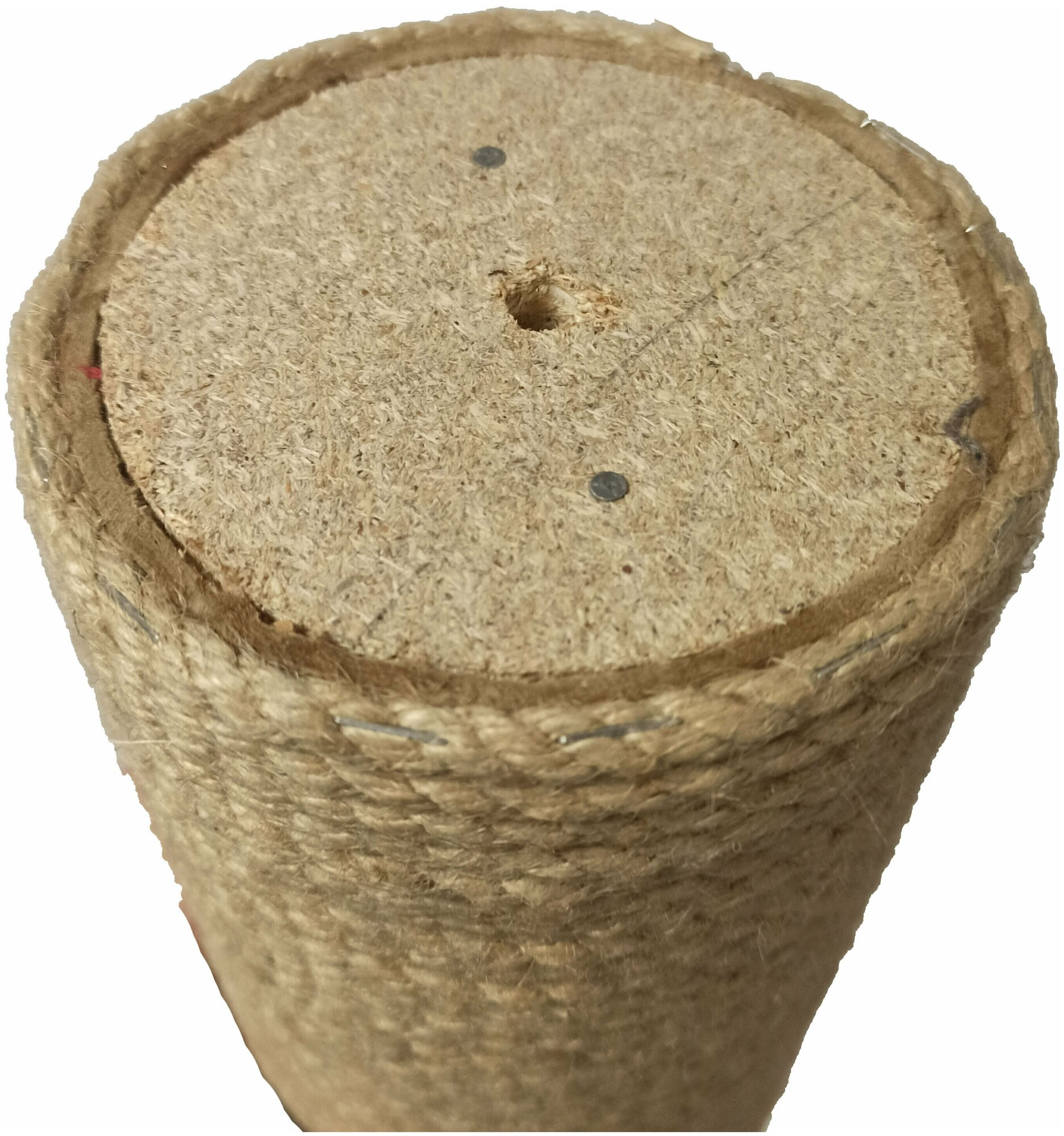 Сменный столбик для когтеточки 90 см, диаметр 12,5 см (гайка-болт) - фотография № 2