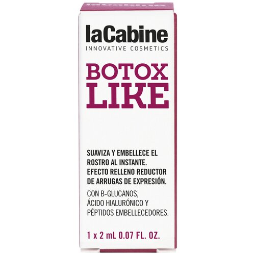 LaCabine Botox Like Концентрированная сыворотка в ампулах с эффектом ботокса для лица, 2 мл концентрированная сыворотка в ампулах с эффектом ботокса 10 х 2 мл lacabine botox like ampoules 10 шт