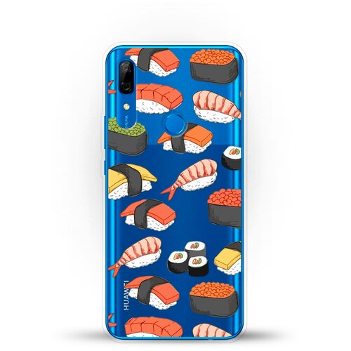 фото Силиконовый чехол суши на huawei p smart z andy & paul