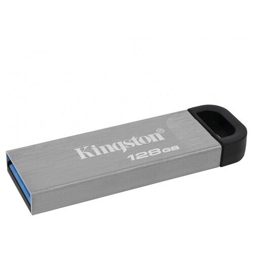 Флеш-память Kingston DataTraveler Kyson, USB 3.2 G1, сереб, DTKN/128GB, 1 шт.