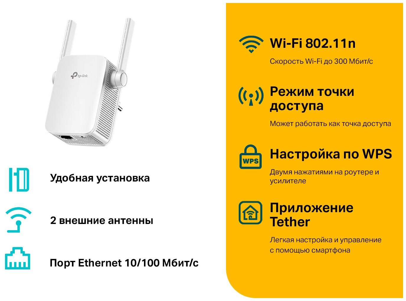 Точка доступа TP-Link TL-WA855RE