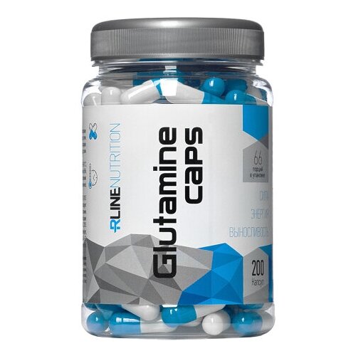 R-LINE Glutamine, 200 caps (200 капсул) r line l carnitine 200 caps 200 капсул