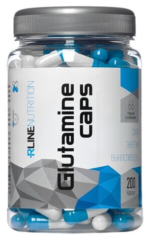 R-LINE Glutamine, 200 caps (200 капсул)