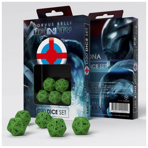 Corvus Belli Ariadna D20 Dice Set