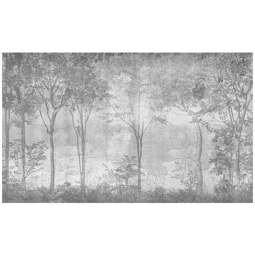 Фотообои Лес в тумане светло-серый флизелиновые 450 x 270 м Flizelini 2054-5F 7490₽