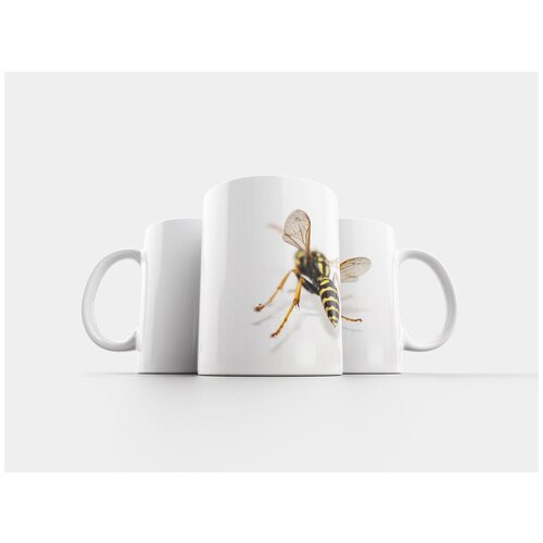 фото Кружка "оса, насекомое, макрос" 320 мл lotsprints