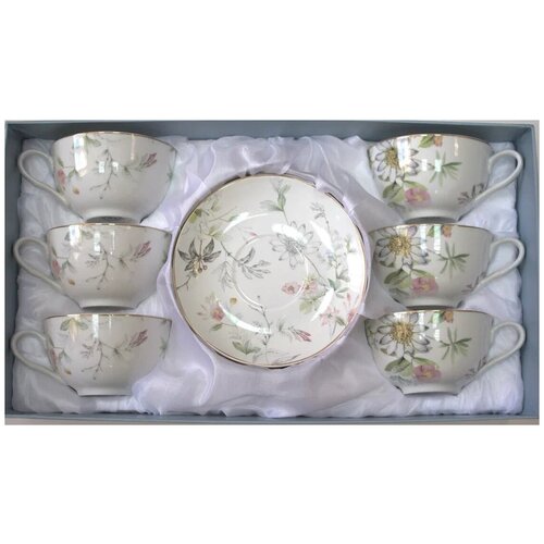 Набор чайных пар French garden Belle чашка+блюдце 6 персон