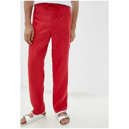 фото Мужские летние брюки из натурального льна, льняные штаны, размер 50 gabriela