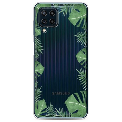 фото Силиконовый чехол "листья папоротника рамка" на samsung galaxy m32 / самсунг галакси m32 case place