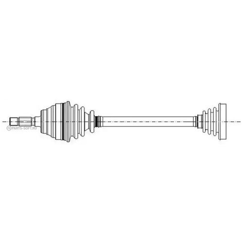 metelli 17-0328 Полуось в сборе (привод)