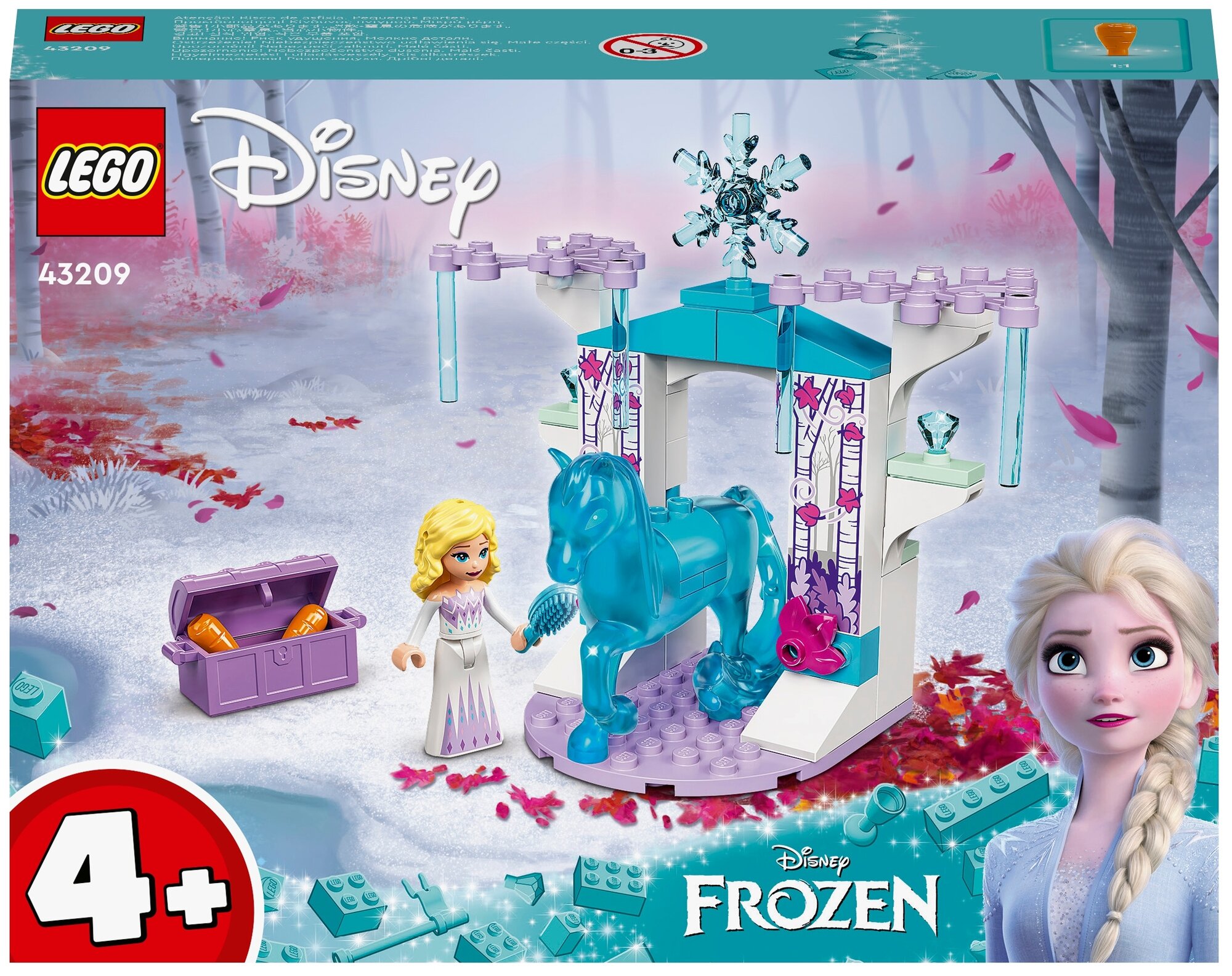 Конструктор LEGO Disney Princess 43209 "Ледяная конюшня Эльзы и Нокка" - фото №2