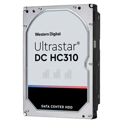 Жесткий диск Western Digital Ultrastar DC 7K6 (3.5’’, 6TB, 256MB, 7200 RPM, SATA 6Gb/s, 512E SE), SKU: 0B36039