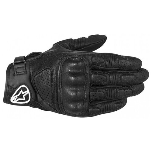 Alpinestars Кожаные перчатки MUSTANG Black S
