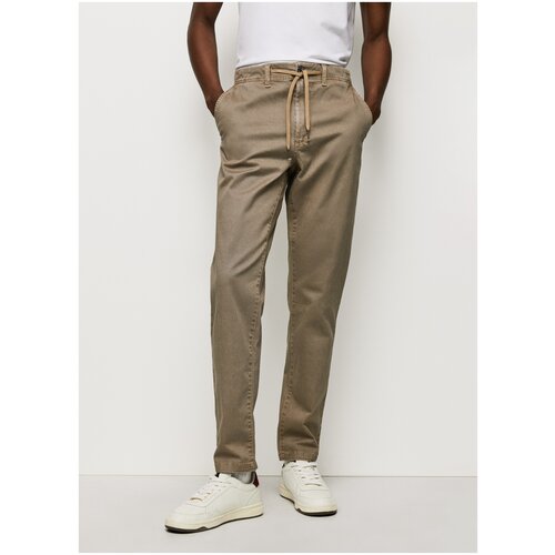 брюки для мужчин, Pepe Jeans London, модель: PM2115234, цвет: светло-бежевый, размер: 32/34