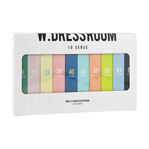 W.Dressroom~Набор миниатюр парфюмированных спреев для одежды, дома~Dress  & Living Clear Perfume Set