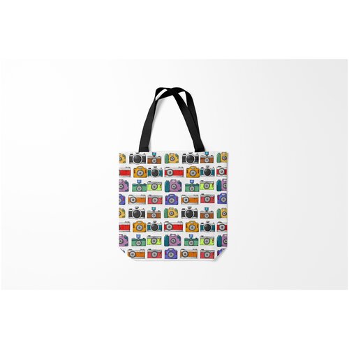 фото Сумка-шоппер / 40х40 см / профессии / фотограф фотоаппараты burnettie