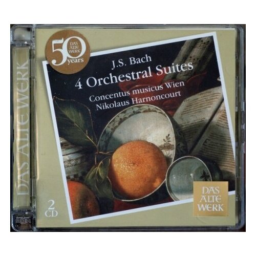 Компакт-диски, Warner Classics, NIKOLAUS HARNONCOURT - J.S. Bach: Orchestral Suites 1-4 (2CD) компакт диски warner classics maria callas la boheme 1956 2cd