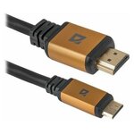 Кабель Defender HDMI07-06PRO HDMI-MiniHDMI M-M, ver1.4,1.8м - изображение