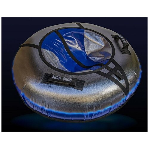 фото Санки надувные тюбинг rt neo со светодиодами синий, диаметр 105 см snow show