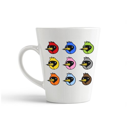 фото Кружка-латте coolpodarok "омская птичка"