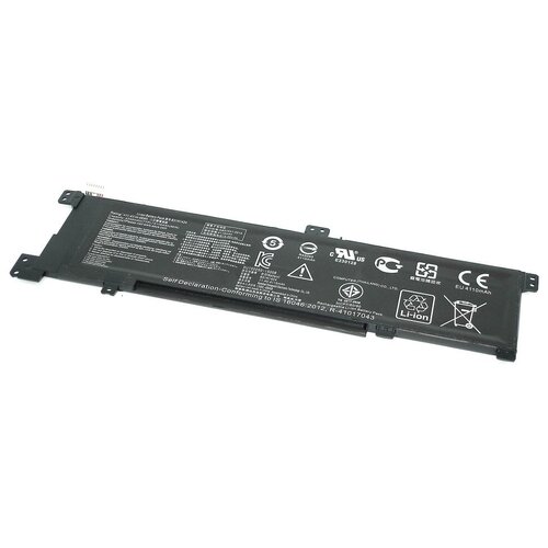 Аккумуляторная батарея для ноутбука Asus K401L (B31N1424) 11.4V 4110mAh черная аккумулятор для ноутбука asus x556 7 6v 4110mah p n c21n1509