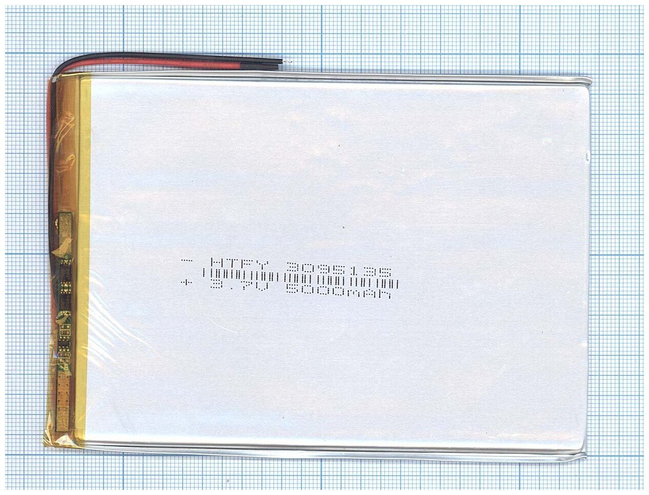 Аккумулятор Li-Pol (батарея) 3*90*135мм 2pin 3.7V/5000mAh