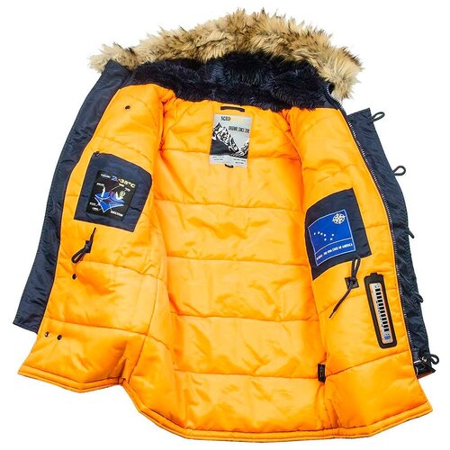 Куртка N3B HUSKY DENALI, replica blue/orange