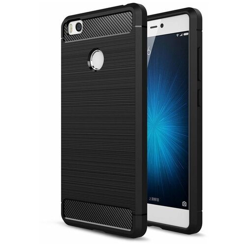 Чехол-накладка Carbon Fibre для Xiaomi Mi4s (черный)