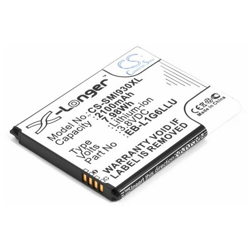 Аккумулятор для Samsung EB-L1G6LLUC, EB-L1G6LLUCSTD (2100mAh) аккумулятор для samsung galaxy s3 i9300 i9082 i9060 i9300i eb l1g6llu батарея для самсунг с3