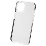 Панель-накладка SmarTerra Silicon Case Clear/Black для iPhone 13 mini - изображение