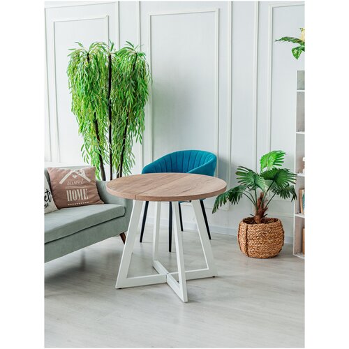 Стол Card &loft S-205 круглый, подстолье- металл, цвет 