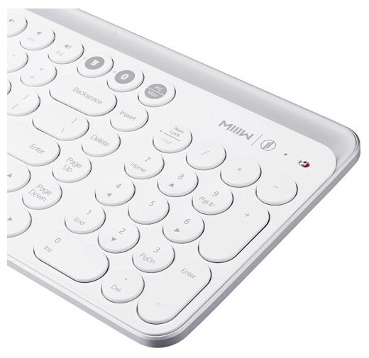 Беспроводная клавиатура Xiaomi MIIIW Bluetooth Dual Mode Keyboard Белый