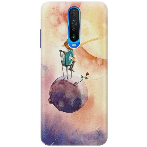 фото Re:pa чехол - накладка artcolor для xiaomi redmi k30 с принтом "маленький принц"