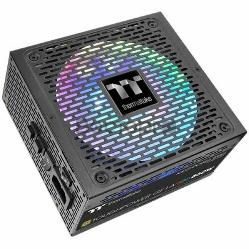 Блок питания ATX Thermaltake Toughpower ATX 850W PS-TPD-0850F3FAGE GF1 ARGB 80 gold 2444pin APFC 140mm fan color LED 12xSATA Cab Manag RTL 2363200₽
