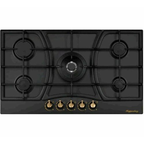 Поверхность газовая KUPPERSBERG FS 903 B Bronze черный 5-конф чугун гк WOK 5959000₽