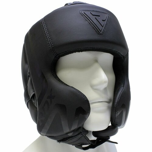 Шлем с защитой скул RDX T15 черный, L шлем с защитой скул rdx t15 черный l