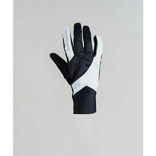 Перчатки Nordski, размер 12, черный, белый