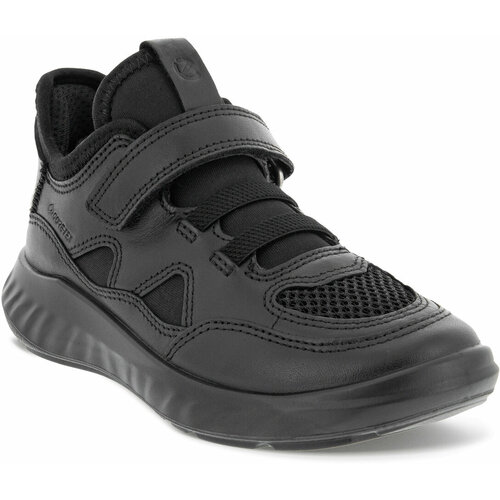 Кроссовки ecco, демисезонные, натуральная кожа, размер 35 EU, черный