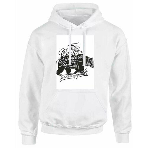 фото Худи goodbrelok, размер 50, белый