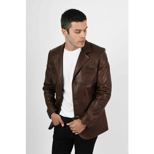 Пиджак Alin, размер XL, коричневый