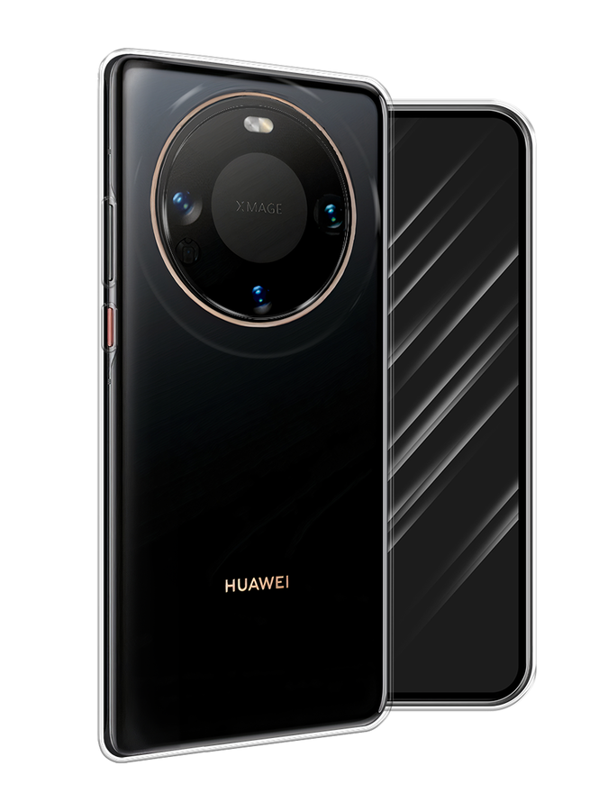 Силиконовый чехол на Huawei Mate 60 / Хуавей Мате 60, прозрачный