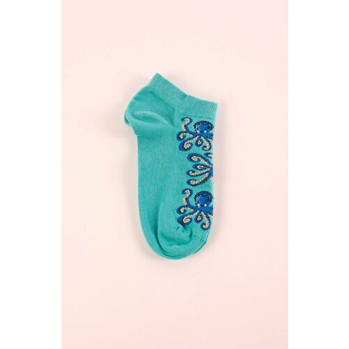 Носки Katia & Bony, размер 39/42, голубой, зеленый, бирюзовый