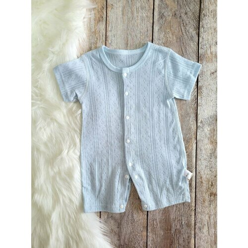 Песочник  детский, на кнопках, размер 80, голубой