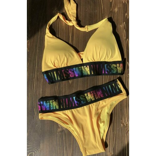 фото Купальник jaberni, размер 40, желтый