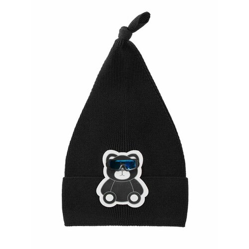 фото Шапка mialt, размер 46-48, черный