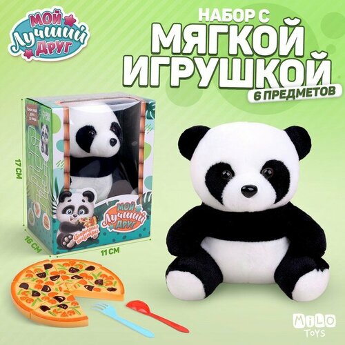 фото Мягкая игрушка «мой лучший друг» панда milo toys